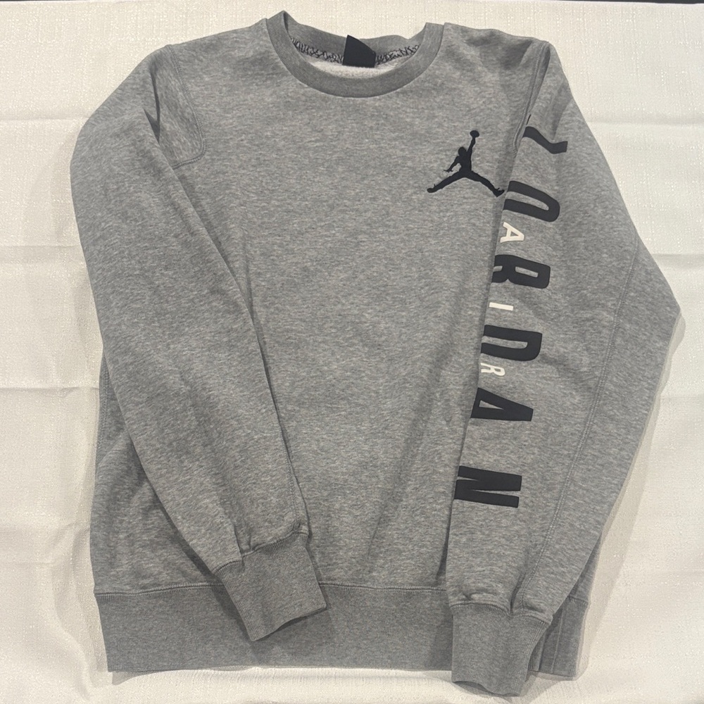 Jordan Men's Crewneck Sweater in Gray #14